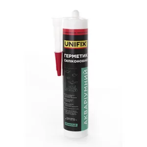 Герметик UNIFIX акваріумний прозорий 280мл (12 шт. в ящику)