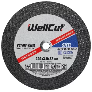 Круг відрізний WellCut для металу 400*3,5*32 (5/15шт)