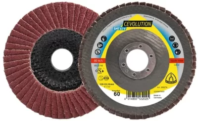 Круг KLINGSPOR пелюстковий SUPRA SMT674 кераміка 125*22,23мм, P40, T29