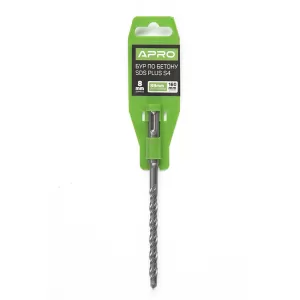 Свердло для бетону APRO SDS-PLUS S4  8*160мм (10 шт. в упак.)