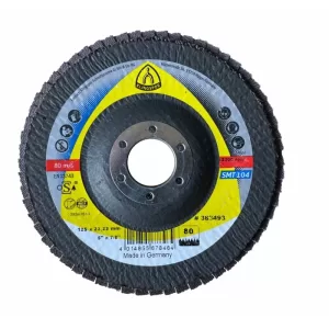 Круг KLINGSPOR пелюстковий EXTRA SMT104 125*22,23мм P80, T29