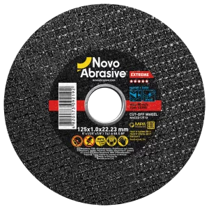 Круг відрізний NovoAbrasive для металу Extreme 125*1,0*22.23 (25шт)