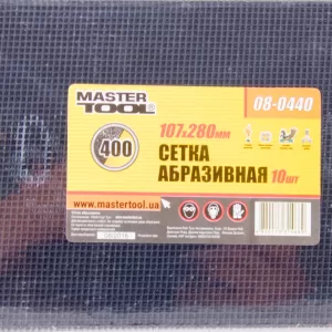 Сітка абразивна MASTER TOOL Р400 107*280 мм 10 шт