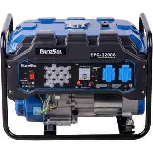 Генератор бензиновий EnerSol, однофазний, 3,2 кВт, двигун EnerSol ES-212G, ручний старт