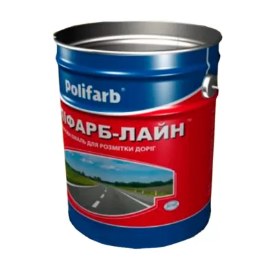 Фарба для дорожньої розмітки POLIFARB LINE біла 30 кг