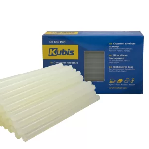 Стержні клейові KUBIS прозорі 11,2 * 200 мм, 1 кг (50шт) (коробка)