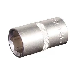 Насадка MASTER TOOL торцева 6-гранна 1/2 " CrV 15мм