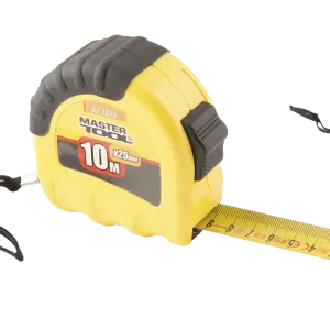Рулетка MASTER TOOL "Shiftlock" нейлонове покриття10м*25мм (уп-6шт.)
