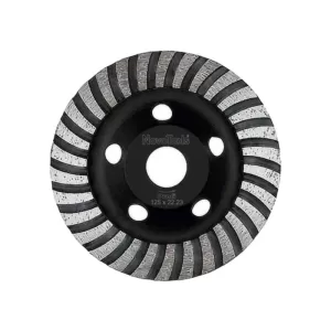 Чашка алмазна шліфувальна NovoTools Profi Turbo 125мм*7мм*22,23 ТУРБО