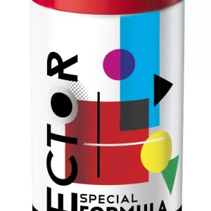 Емаль RECTOR універсальна 3020 червоний, аероз. 400 мл (12 шт. в уп.)