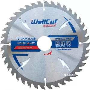 Пильний диск WellCut Standard 190*30*40Т
