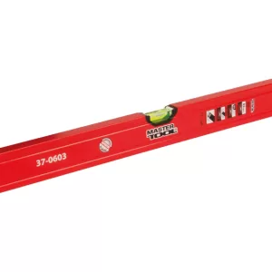 Рівень MASTER TOOL ПРОФІ 2 вічка, 05 мм/1м 60 см