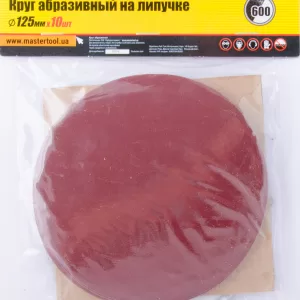 Круг шліфувальний MASTER TOOL на липучці Р600 125 мм