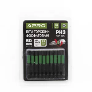Біта APRO РH3*50мм ударна, пач 10шт