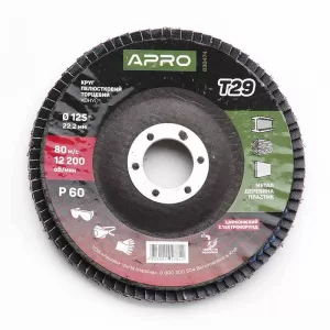 Круг APRO пелюстковий цирконій P 60 Т29 (5/10)