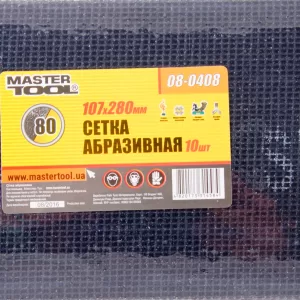 Сітка абразивна MASTER TOOL Р 80 107*280 мм 10 шт SALE
