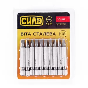 Біта СИЛА SL5*50мм, пач 10шт