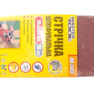 Стрічка шліфувальна безкінечна MASTER TOOL P120 75 * 533 мм 10 шт SALE