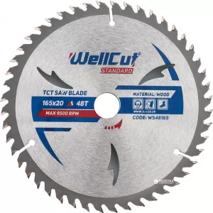 Пильний диск WellCut Standard 165*20 48T