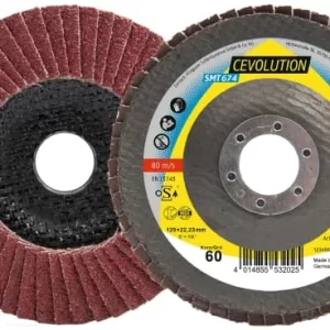 Круг KLINGSPOR пелюстковий SUPRA SMT674 кераміка 125*22,23мм, P80, T29 SALE