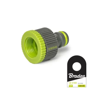 Адаптер на кран BRADAS 3/4x1/2 LIME EDITION (25 шт. в пачці)
