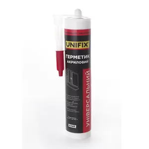 Герметик UNIFIX акриловий білий 280мл (12 шт. в ящику) SALE