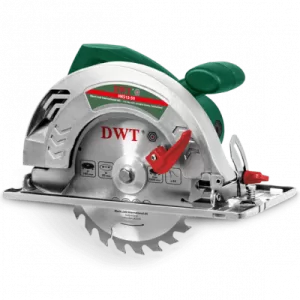 Пила ручна циркулярна DWT 185-190-16/20 мм, 1250Вт, 6000 об/хв