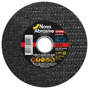 Круг відрізний NovoAbrasive для металу Extreme 125*1,6*22.23 (25шт)