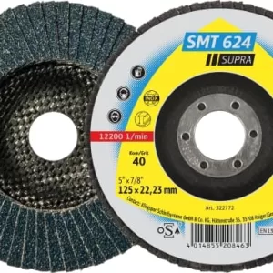 Круг KLINGSPOR пелюстковий EXTRA SMT624 125*22,23мм, P40, T29
