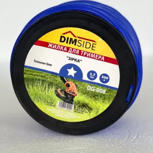 Жилка для тримера DIMSIDE "зірка" 2,7мм*300м (12 шт. в ящ)