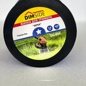 Жилка для тримера DIMSIDE "зірка" 3,0мм*300м (8 шт. в ящ)