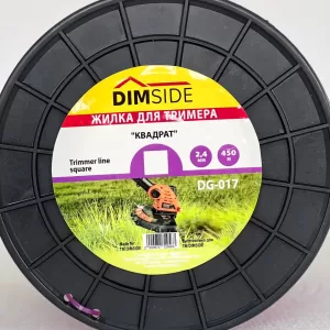 Жилка для тримера DIMSIDE "квадрат" 2,4мм*450м (4 шт. в ящ)