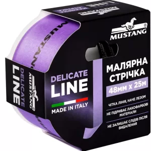 Малярна стрічка MUSTANG DELICATE LINE фіолетова 38х25м (1/18)