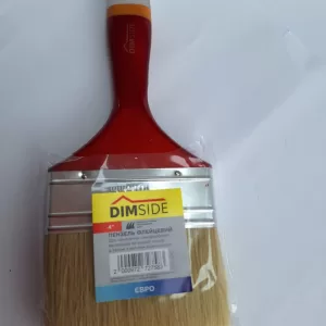 Пензель флейцевий DIMSIDE "Євро" 4" пластикова ручка (12шт. в упак./144шт. в ящ)