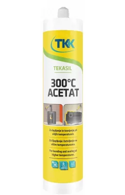 Герметик TKK термостійкий, червоний 300°С  TERMOSIL 300°С 280мл (12 шт. в ящику)