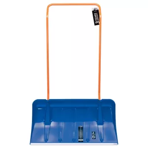Лопата-плуг для снігу PROSPERPLAST Snow Rider 1 80*42,5*9,5см синя з металевим синім держаком