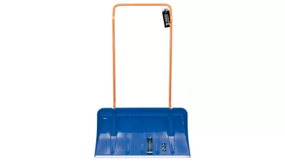 Лопата-плуг для снігу PROSPERPLAST Snow Rider 1 80*42,5*9,5см синя з металевим синім держаком